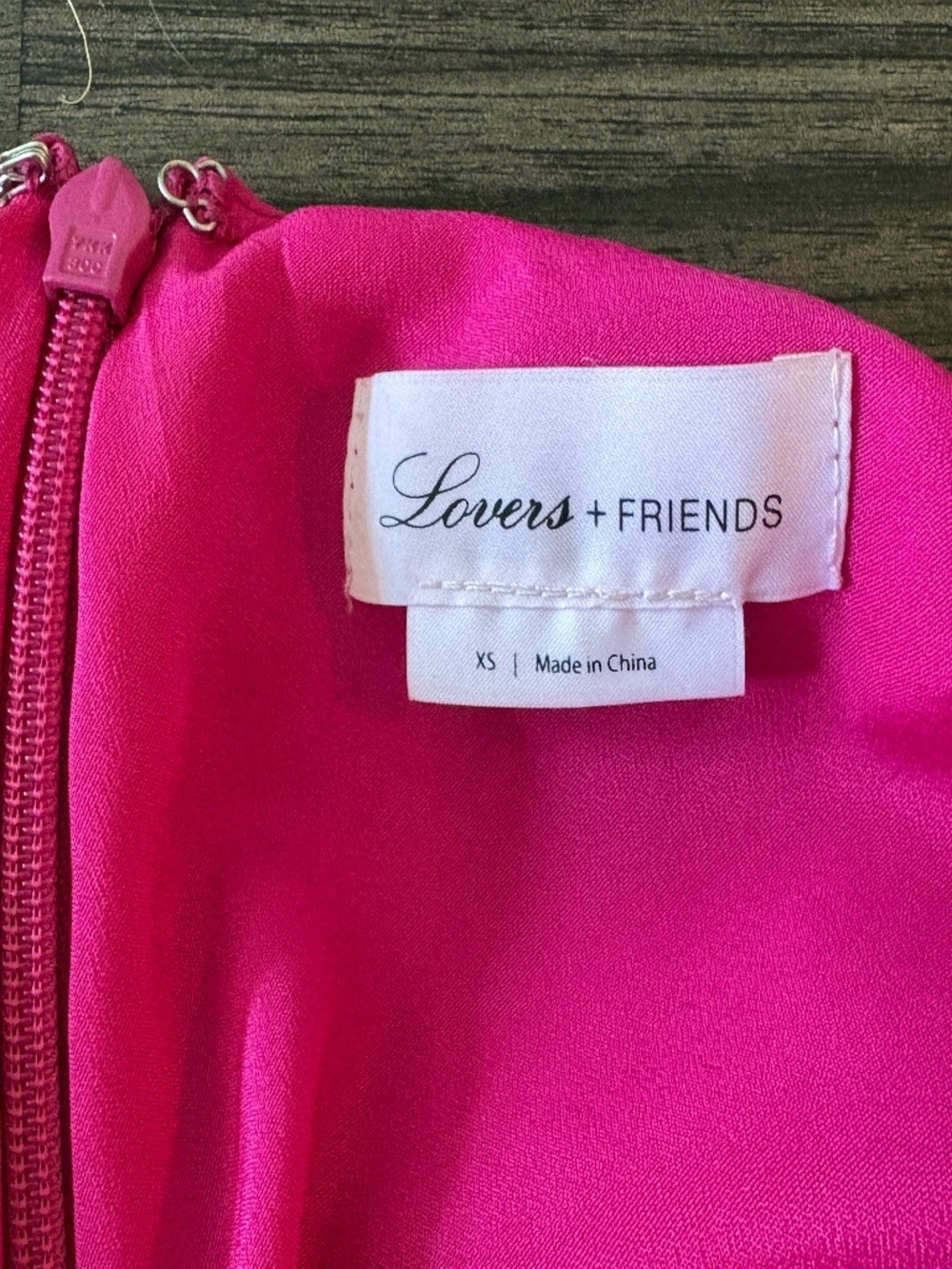 Lovers and Friends Revolve Hayes Mini Dress Magenta Pink High Neck Open Back XS - Picture 5 of 13